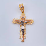 Dije Cruz Cristo Milagroso de Buga 5.3gr / 4.8cm / Tres Oros 18K %