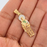 Dije San Jose 2.85gr / 3.4cm / Dos Oros Amarillo Blanco 18K %