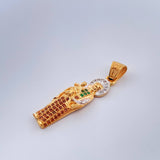 Dije San Jose 2.85gr / 3.4cm / Dos Oros Amarillo Blanco 18K %