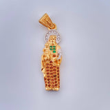 Dije San Jose 2.85gr / 3.4cm / Dos Oros Amarillo Blanco 18K %