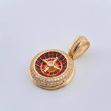 Dije Ruleta 6.2gr / 3cm / Oro Amarillo 18K %