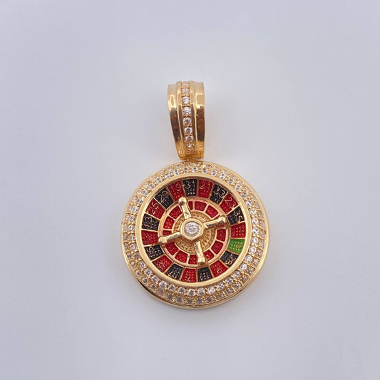 Dije Ruleta 6.2gr / 3cm / Oro Amarillo 18K %