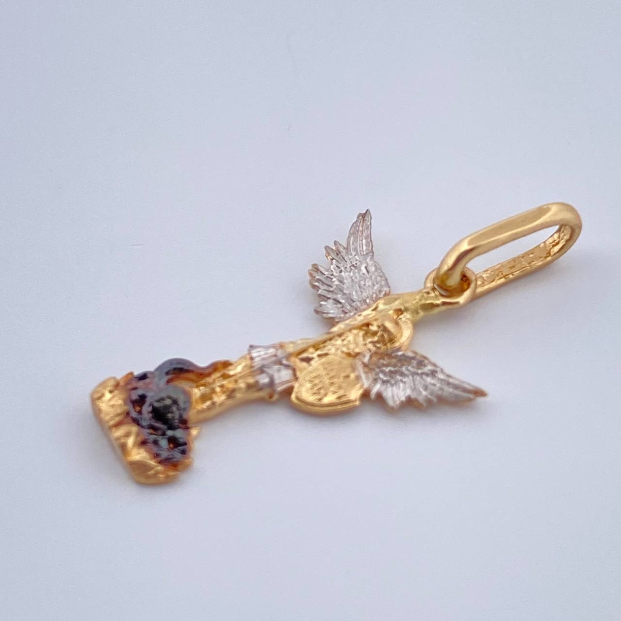 Dije San Miguel 1gr / 2.3cm / Tres Oros 18K %