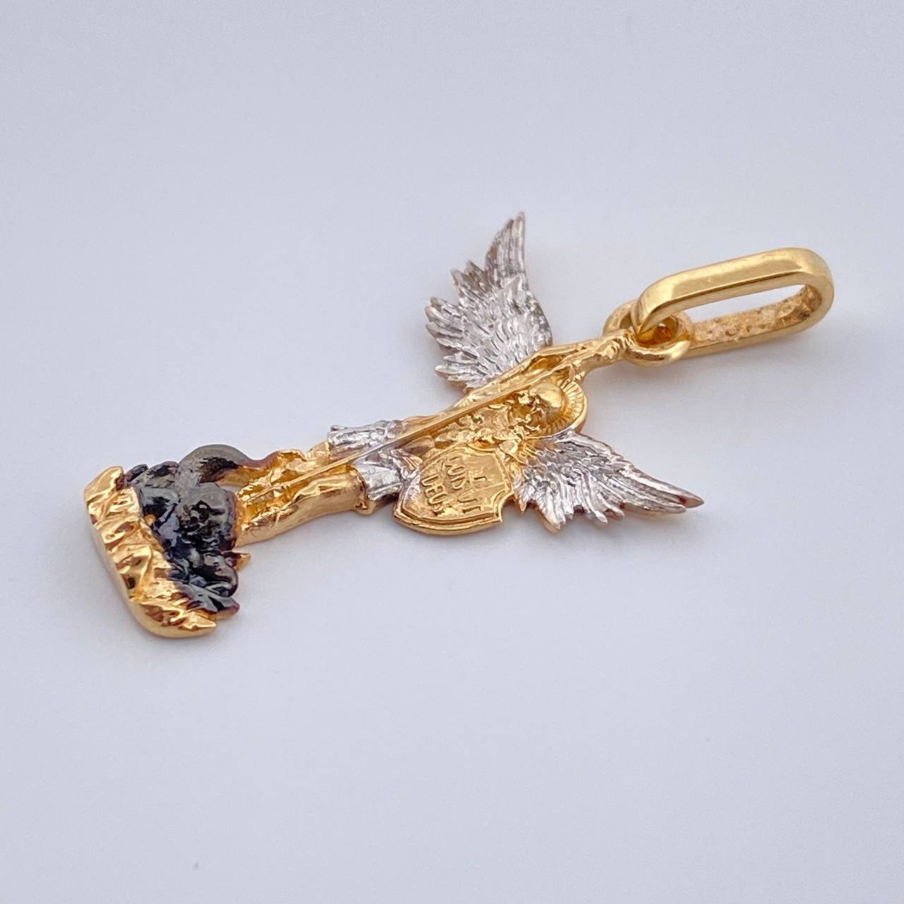 Dije San Miguel 1.7gr / 2.7cm / Tres Oros 18K %