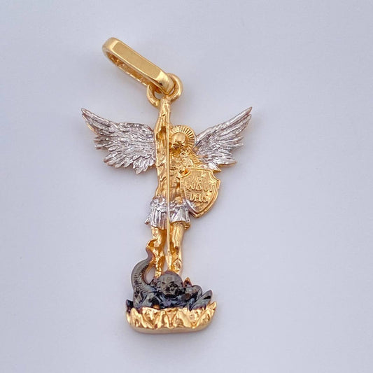 Dije San Miguel 1.7gr / 2.7cm / Tres Oros 18K %