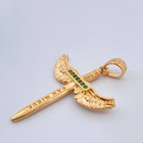 Dije Espada Alas San Miguel 4.75gr / 4.3cm / Oro Amarillo 18K %