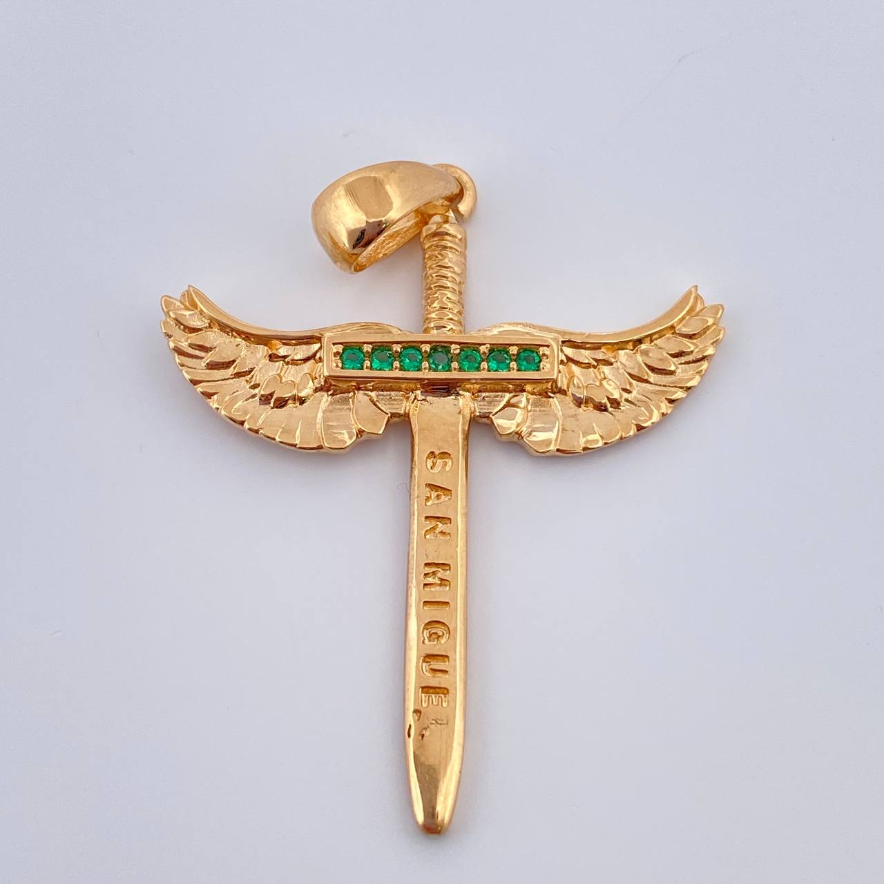 Dije Espada Alas San Miguel 4.75gr / 4.3cm / Oro Amarillo 18K %