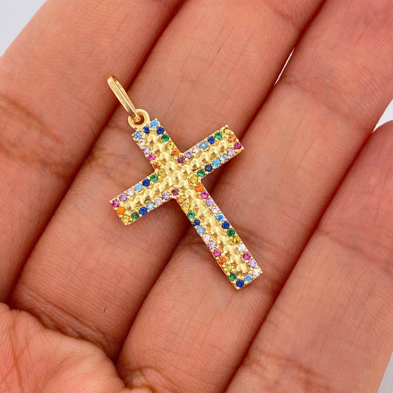 Dije Cruz 1.95gr / 3.3cm / Oro Amarillo 18K %