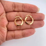 Candongas Clau 1.25gr / 1.7cm / Oro Amarillo 18K %