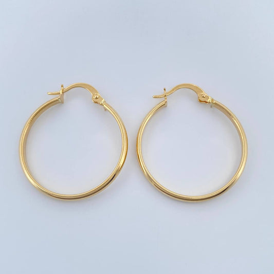 Candongas Nati 1.45gr / 2.8cm / Oro Amarillo 18K %