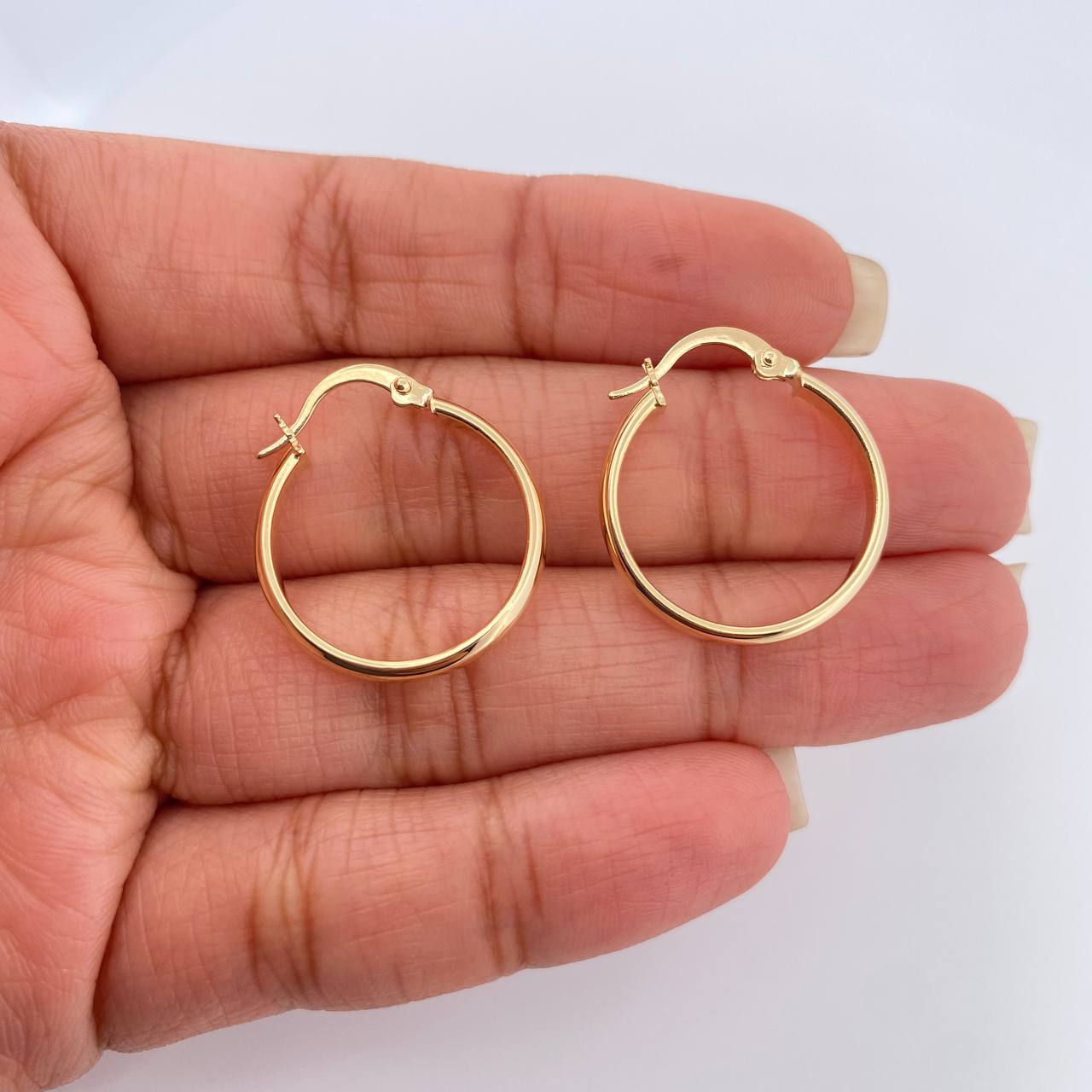 Candongas Nati 1.45gr / 2.3cm / Oro Amarillo 18K %