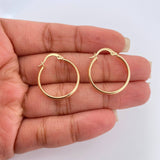 Candongas Nati 1.45gr / 2.3cm / Oro Amarillo 18K %