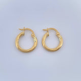 Candongas Lore 0.95gr / 1.5cm / Oro Amarillo 18K %