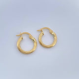 Candongas Lore 0.95gr / 1.5cm / Oro Amarillo 18K %