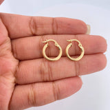 Candongas Lore 0.95gr / 1.5cm / Oro Amarillo 18K %