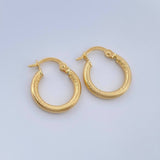 Candongas Zion 1.05gr / 1.7cm / Oro Amarillo 18K %