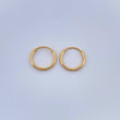 Candongas Aro Liso 0.55gr / 1cm / Oro Amarillo 18K %