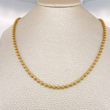 Cadena Militar 17.7gr / 62cm / 3mm Oro Amarillo 18K %