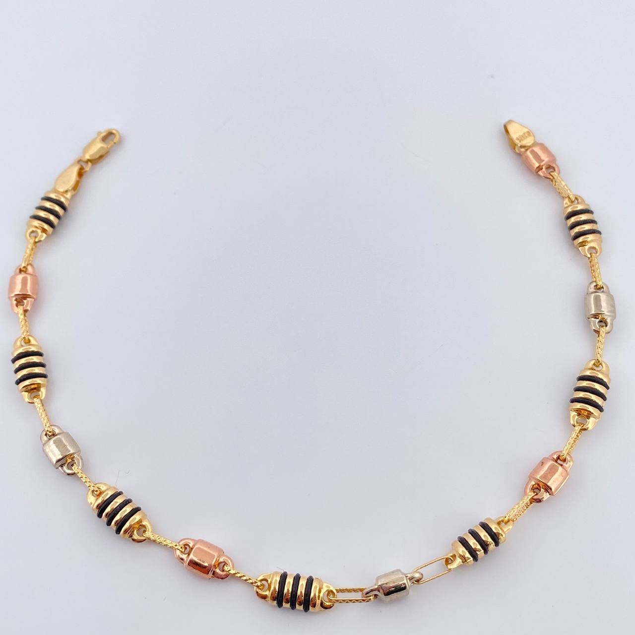 Pulso Barril 5.25gr / 22.5cm / 5mm Tres Oros 18K %