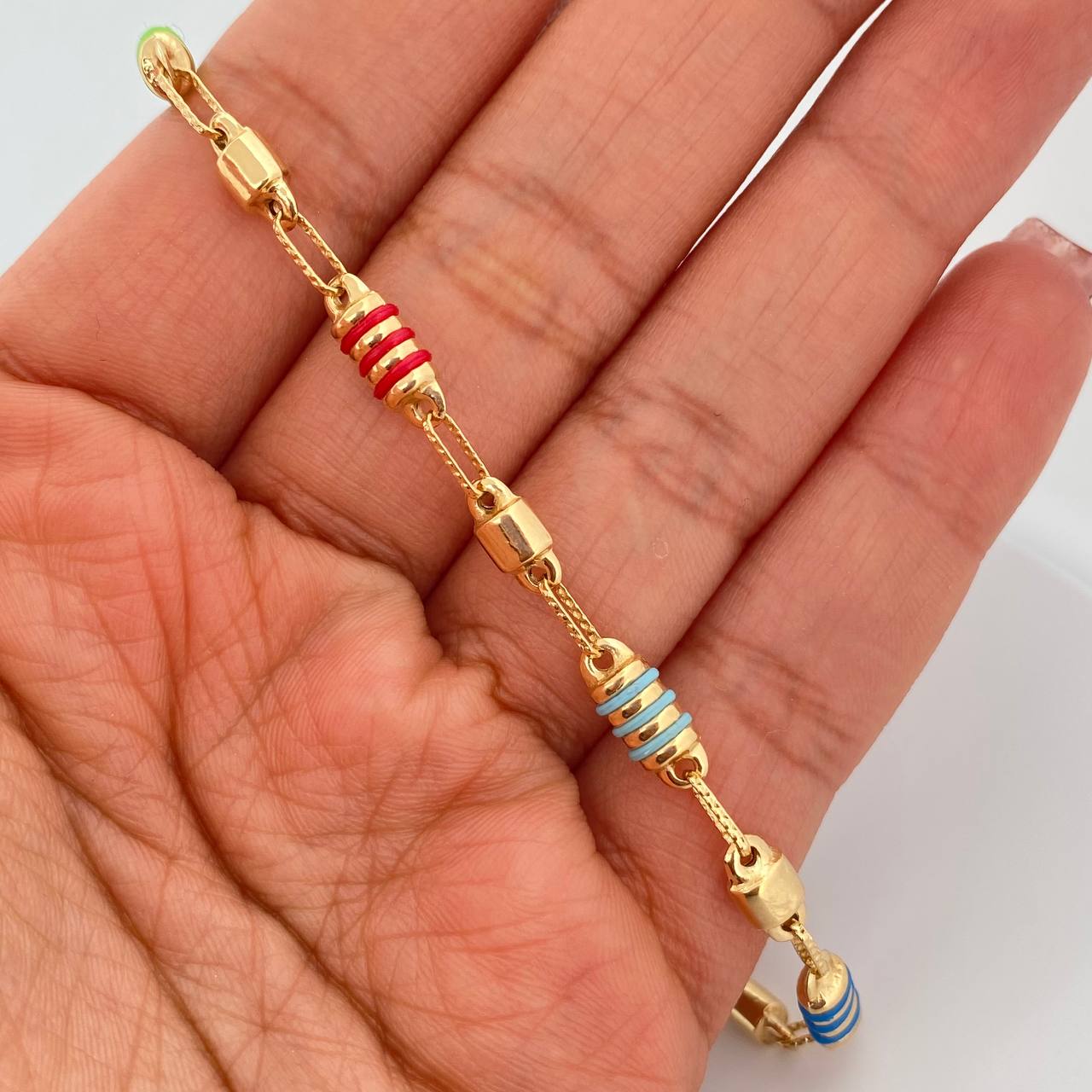 Tobillera Barril 6.05gr / 26cm / 4.65mm Oro Amarillo 18K %