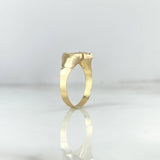 Anillo Sello Herradura Caballo 1.15gr / T6 / Oro Amarillo