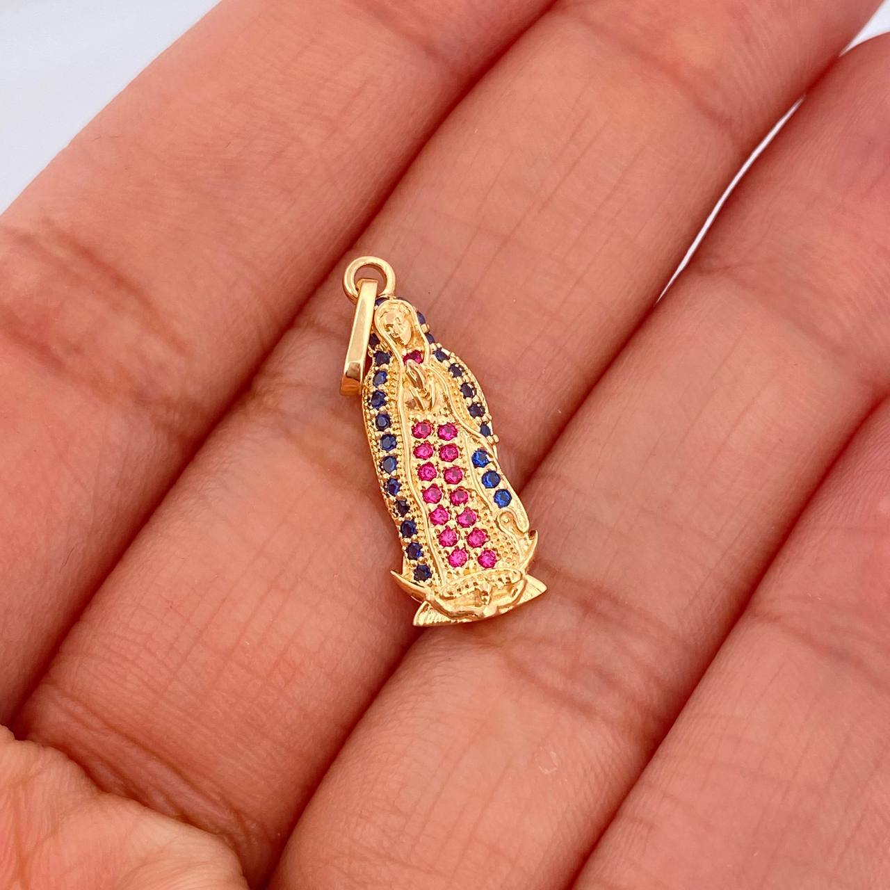 Dije Virgen Milagrosa 1.65gr / 2.7cm / Oro Amarillo 18K %
