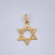 Dije Estrella De David 0.7gr / 2.5cm / Oro Amarillo 18K %