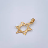 Dije Estrella De David 0.7gr / 2.5cm / Oro Amarillo 18K %