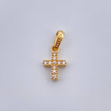 Dije Cruz Doble 0.95gr / 1.8cm / Oro Amarillo 18K %