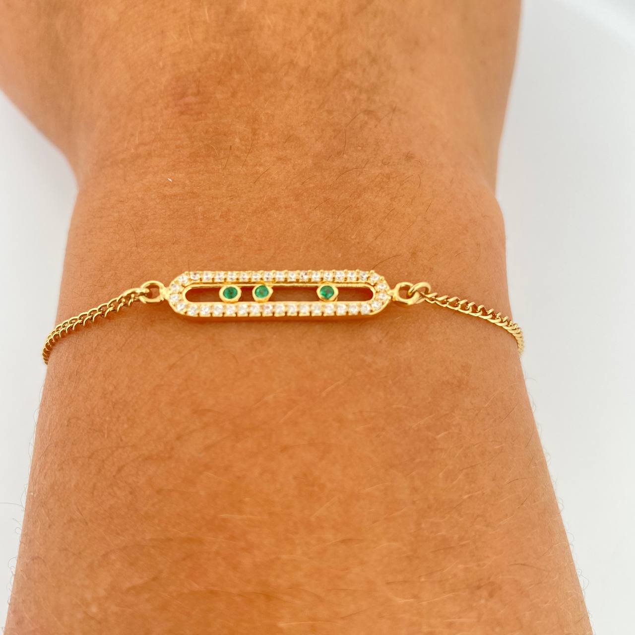 Pulso MSK Cubano 2.35gr / 18.2cm / 1.55mm Oro Amarillo +3 18K %