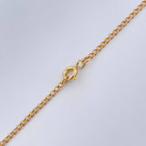 Rosario Virgen Maria Cruz 8.45gr / 59.5cm / 1.57mm Oro Amarillo 18K %