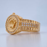 Anillo Corona 6gr / T9 3/4 / Oro Amarillo 18K %