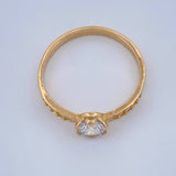 Anillo Solitario Churumbela 2gr / T7 1/2 / Oro Amarillo 18K %
