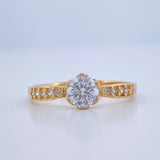 Anillo Solitario Churumbela 2.1gr / T7 / Oro Amarillo 18K %