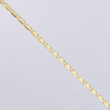 Tobillera Escalera Plana  1.5gr / 25cm / 2.8mm +3 Oro Amarillo 18K *