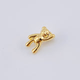 Dije Oso Mano Arriba 0.4gr / 1cm / Oro Amarillo 18K *
