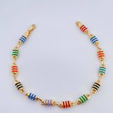 Pulso Rustico Barril 5.25gr / 21cm / 3mm Oro Amarillo 18K &