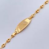 Pulso Bebé GC Placa Octagonal 1.9gr / 15cm / 3mm Oro Amarillo 18K &