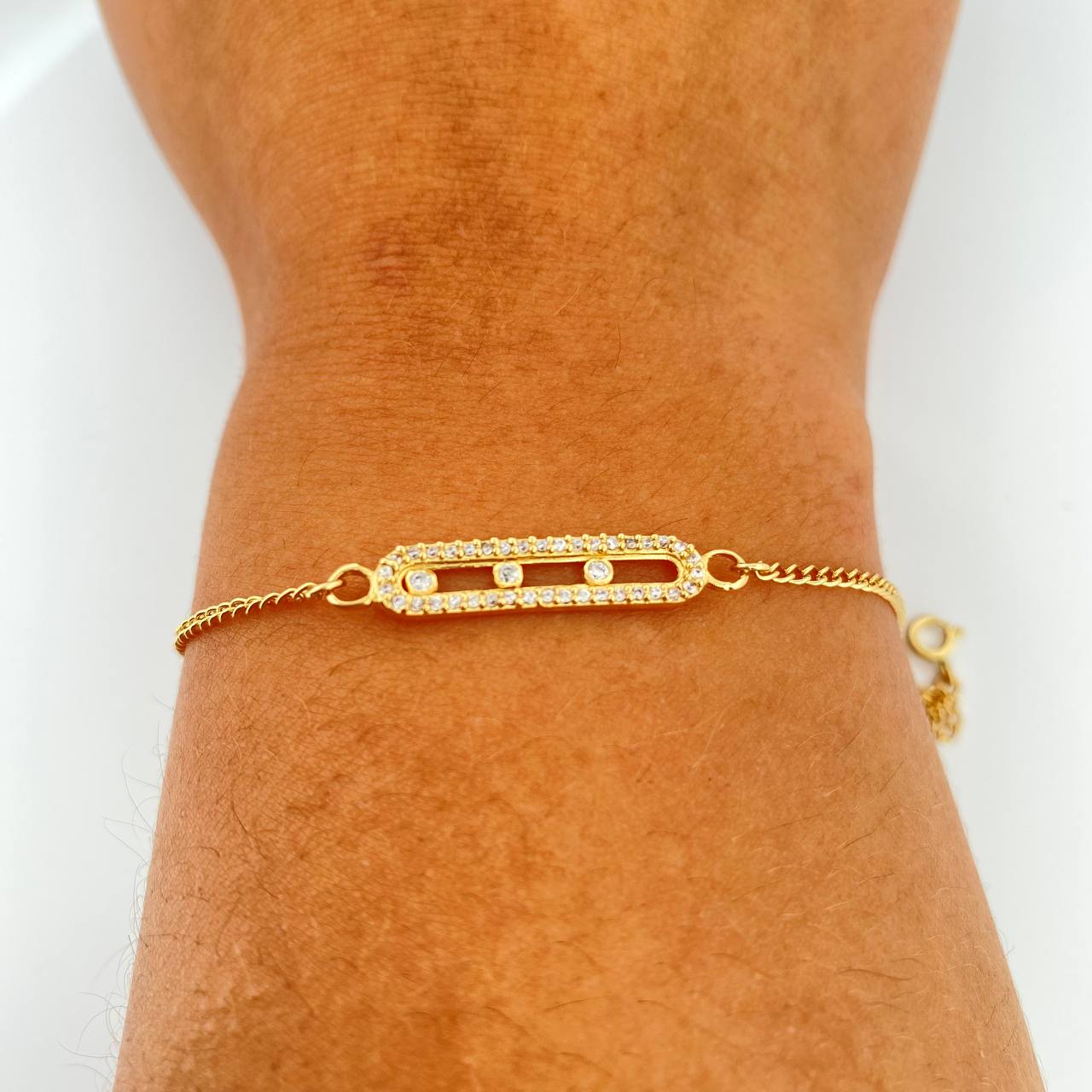 Pulso Msk 2.4gr / 18.3cm / 1mm Oro Amarillo 18K