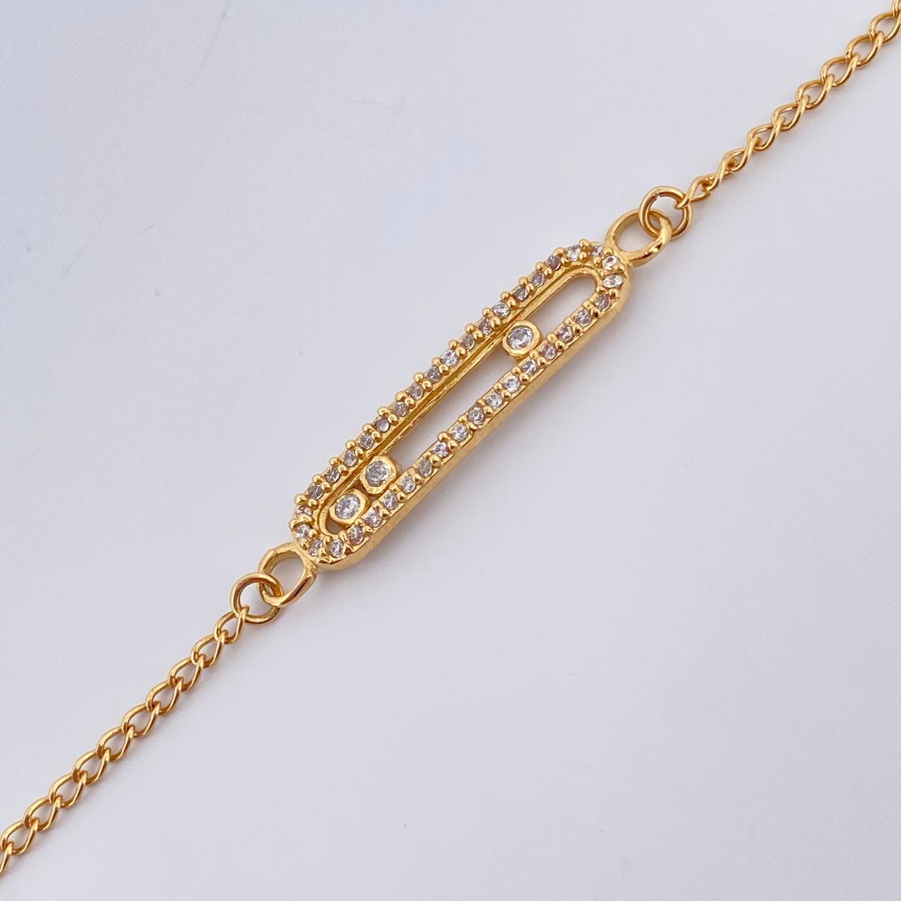 Pulso Msk 2.4gr / 18.3cm / 1mm Oro Amarillo 18K