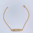 Pulso Msk 2.4gr / 18.3cm / 1mm Oro Amarillo 18K
