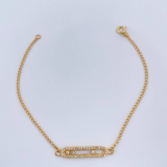 Pulso Msk 2.4gr / 18.3cm / 1mm Oro Amarillo 18K &