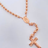 Rosario Virgen de Guadalupe 18.75gr / 62cm / 5mm Oro Rosa 18K &