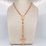 Rosario Virgen de Guadalupe 18.75gr / 62cm / 5mm Oro Rosa 18K &
