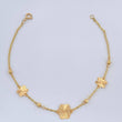 Pulso Aro Seguido Flor 1.85gr / 19cm / 3mm Oro Amarillo 18K &