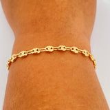 Pulso GC 4.4gr / 19cm / 3mm Oro Amarillo 18K &
