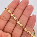 Pulso GC 4.4gr / 19cm / 3mm Oro Amarillo 18K &