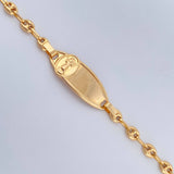 Pulso Bebé GC Placa 1.9gr / 15cm / 3mm Oro Amarillo 18K &