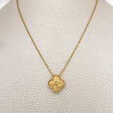 Cadena Trebol Aro Seguido 4.2gr / 50cm / 1mm Oro Amarillo 18K &