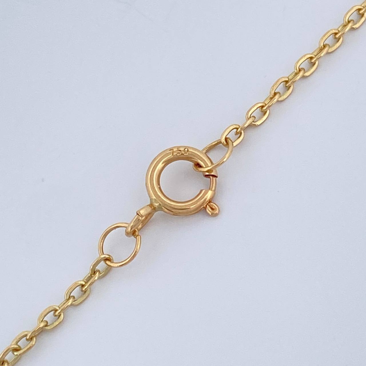 Cadena Escapulario Aro Seguido 4.05gr / 46.5cm / 1.5mm Oro Amarillo 18K &